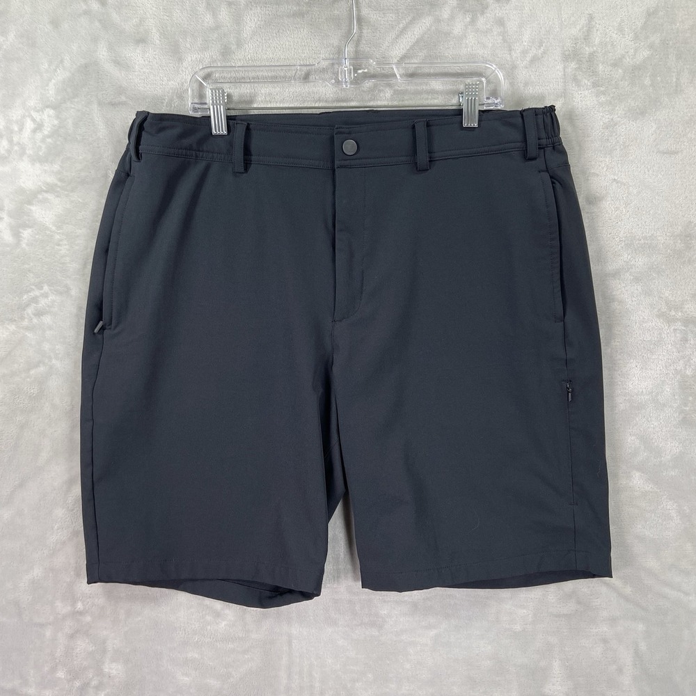 Mack Weldon Shorts Mens XL Radius Flex 9" Inseam Golf Stretch Performance Black